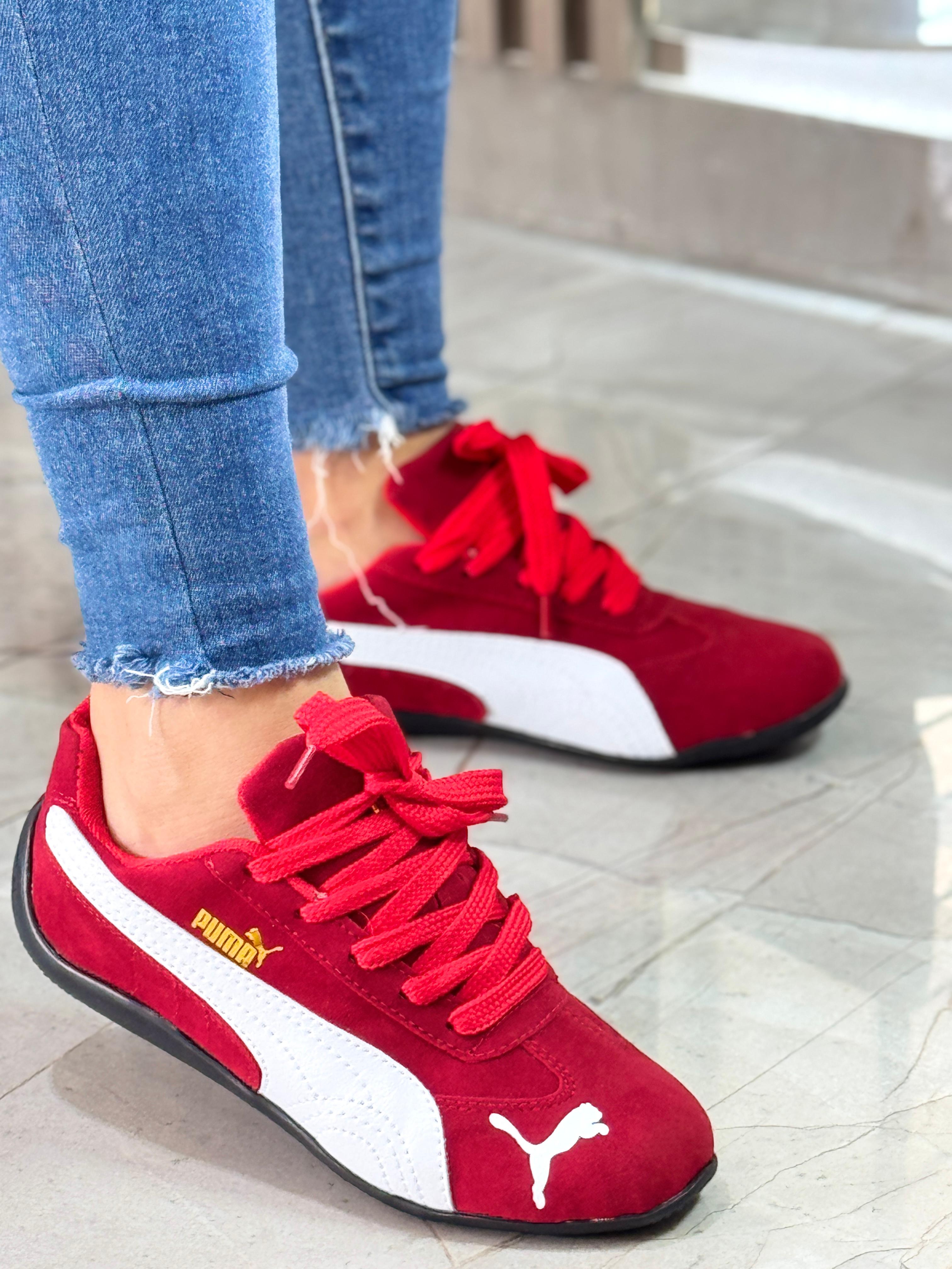 TENIS PUMA SPEED CAT ROJO