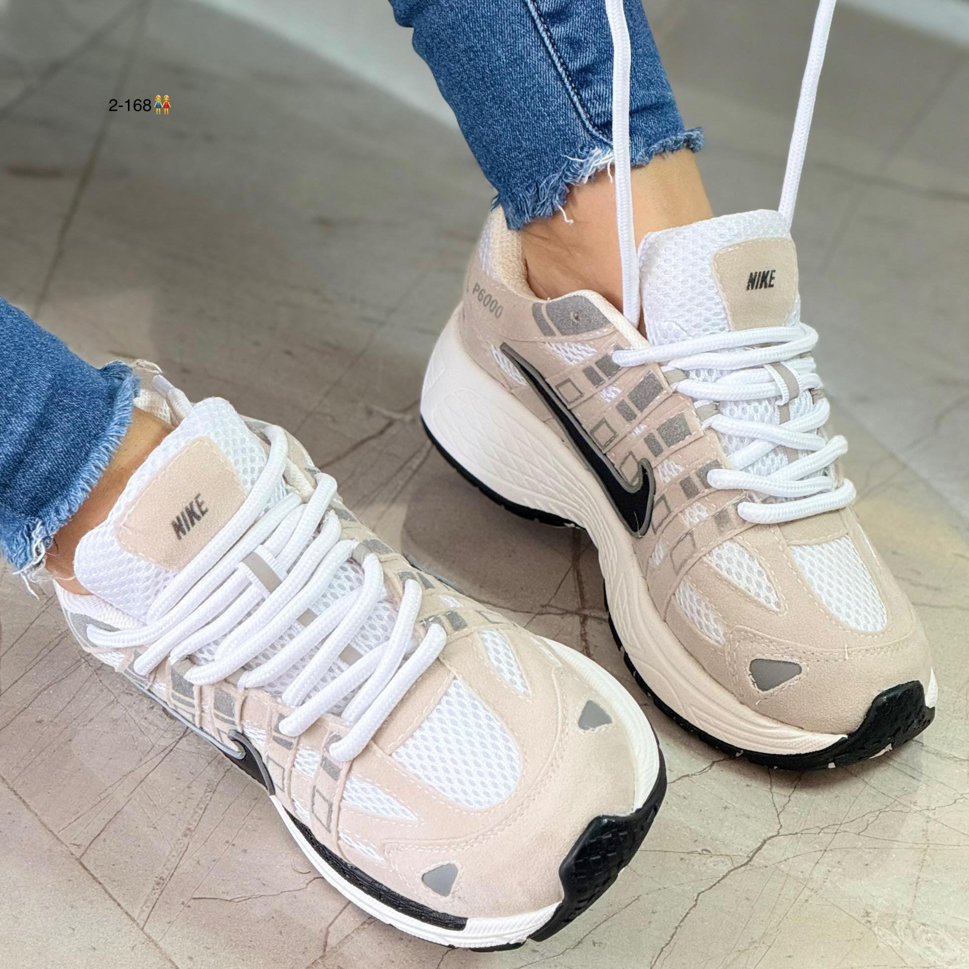 NIKE P6000 DAMA BLANCO X GRIS