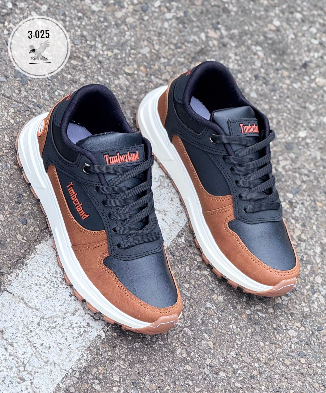 TENIS TIMBERLAND CABALLERO NEGRO X CAFÉ