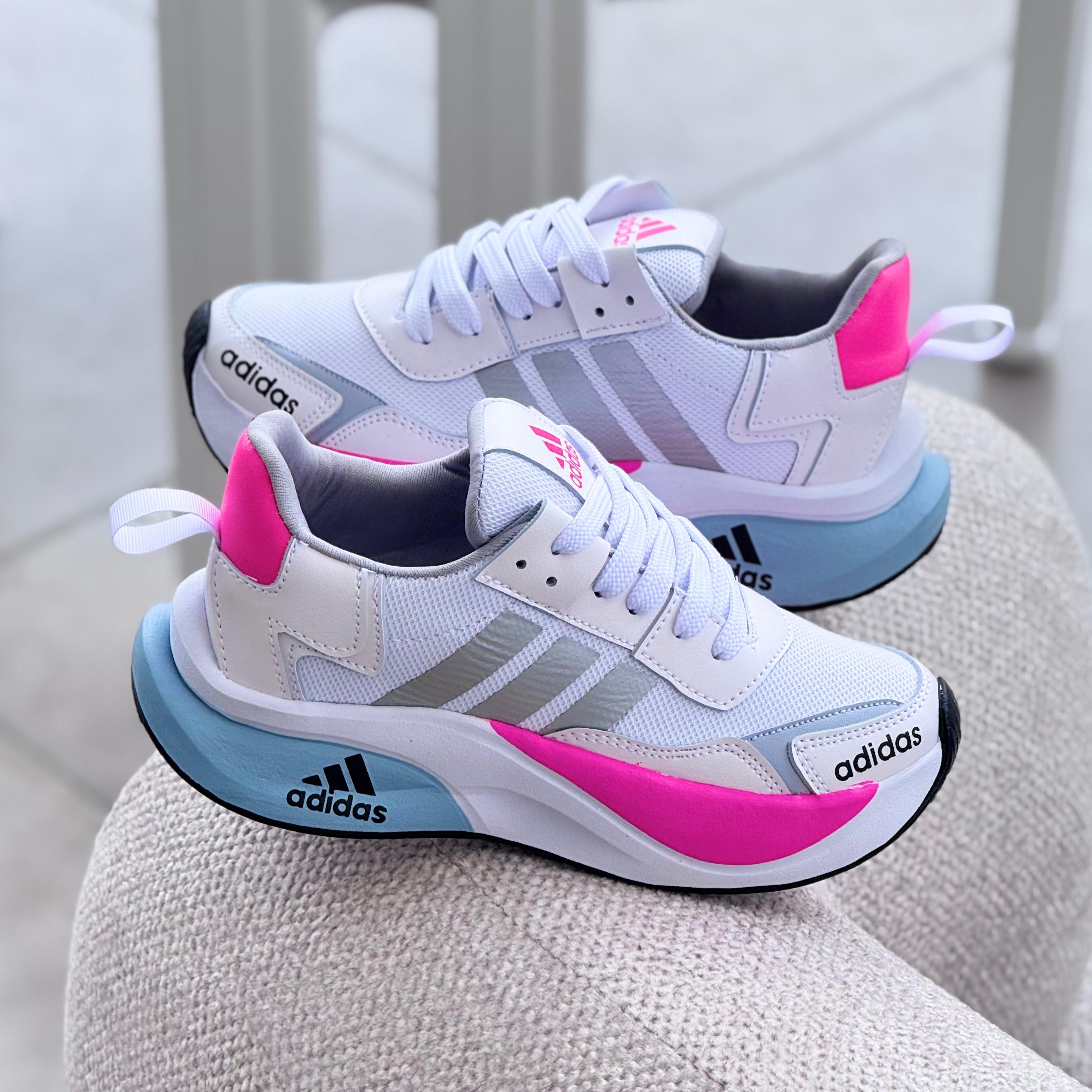 ADIDAS Z BLANCO X ROSA