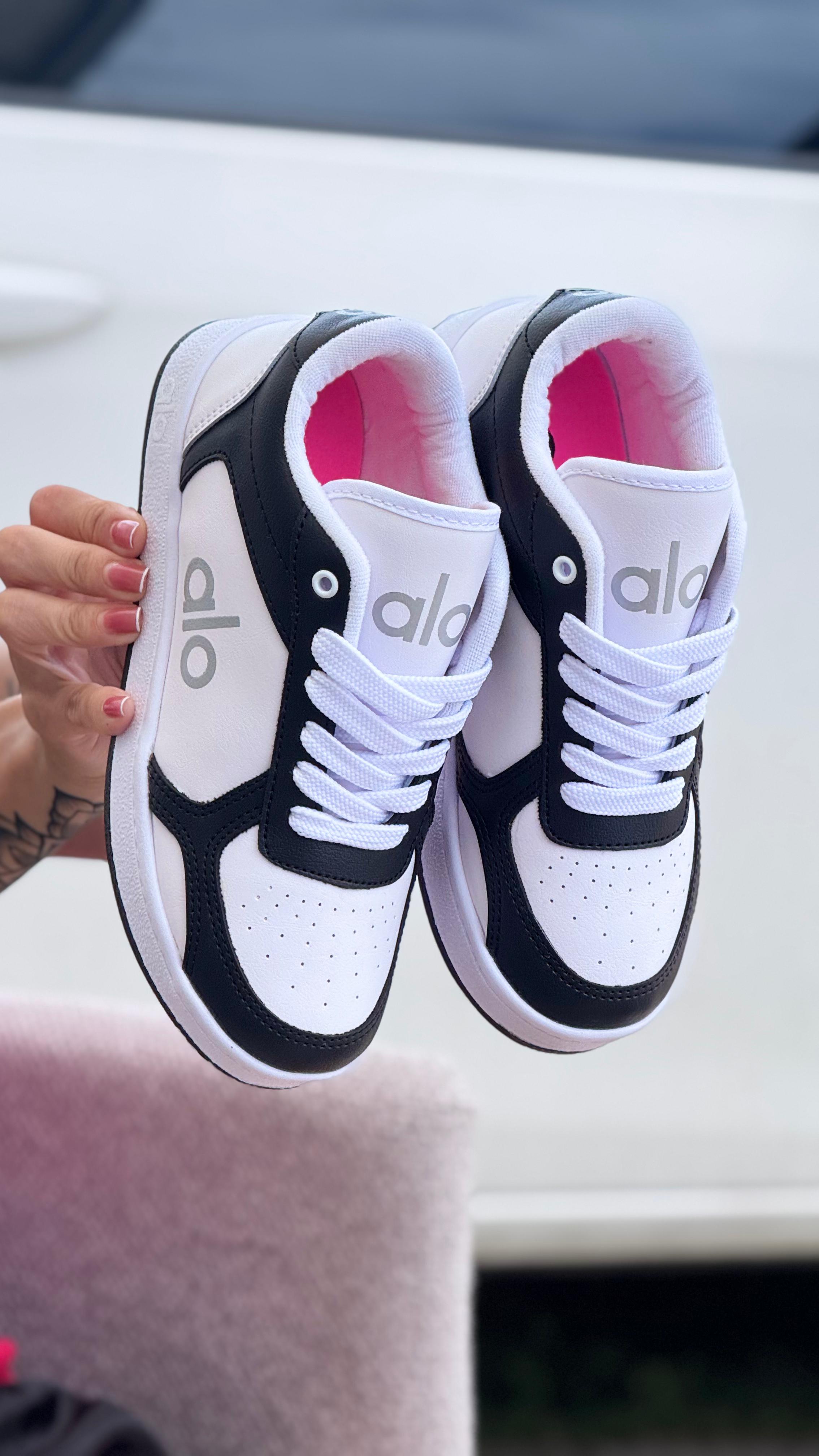 TENIS ALO NEGRO X BLANCO