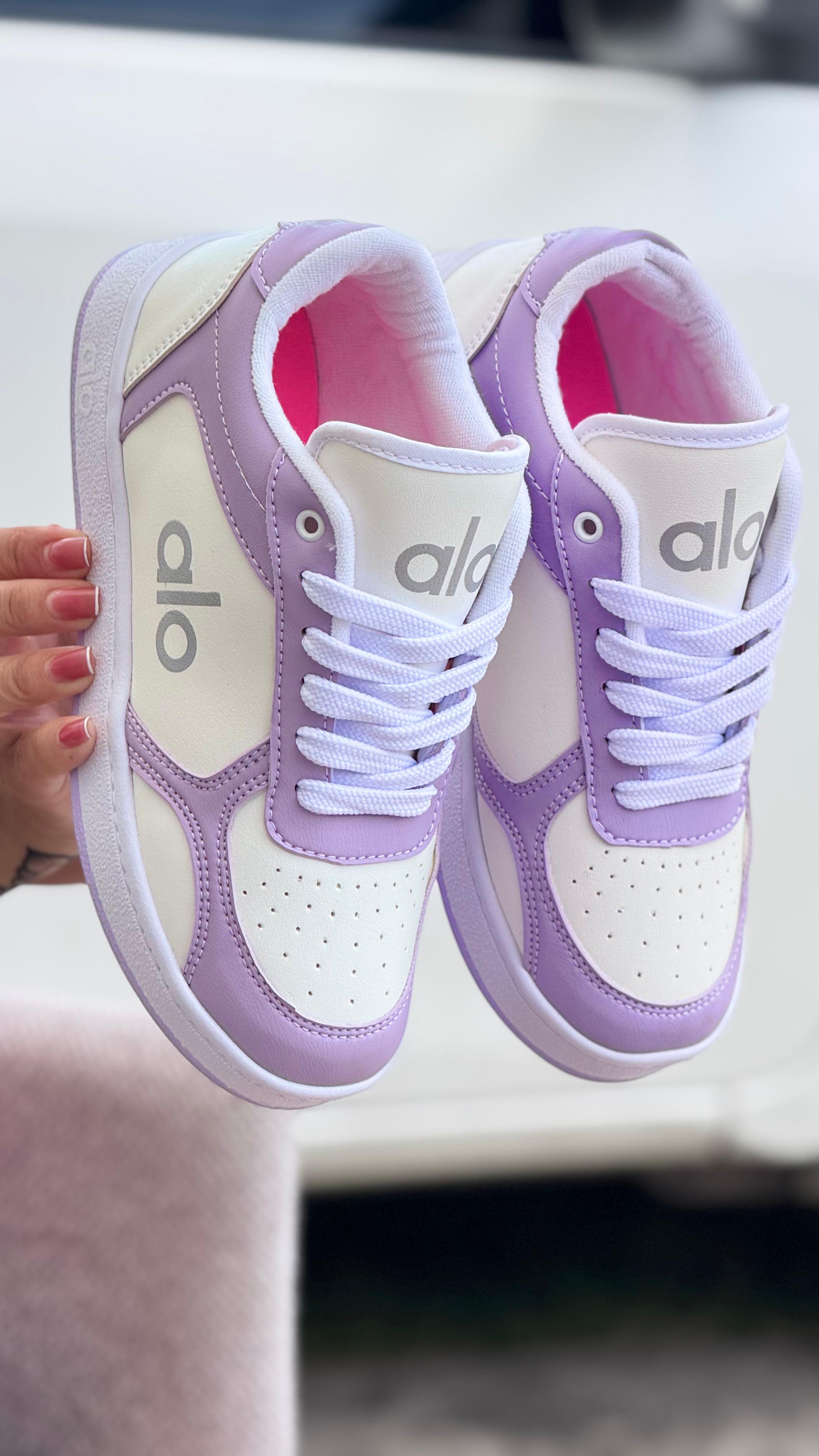 TENIS ALO BLANCO X VIOLETA