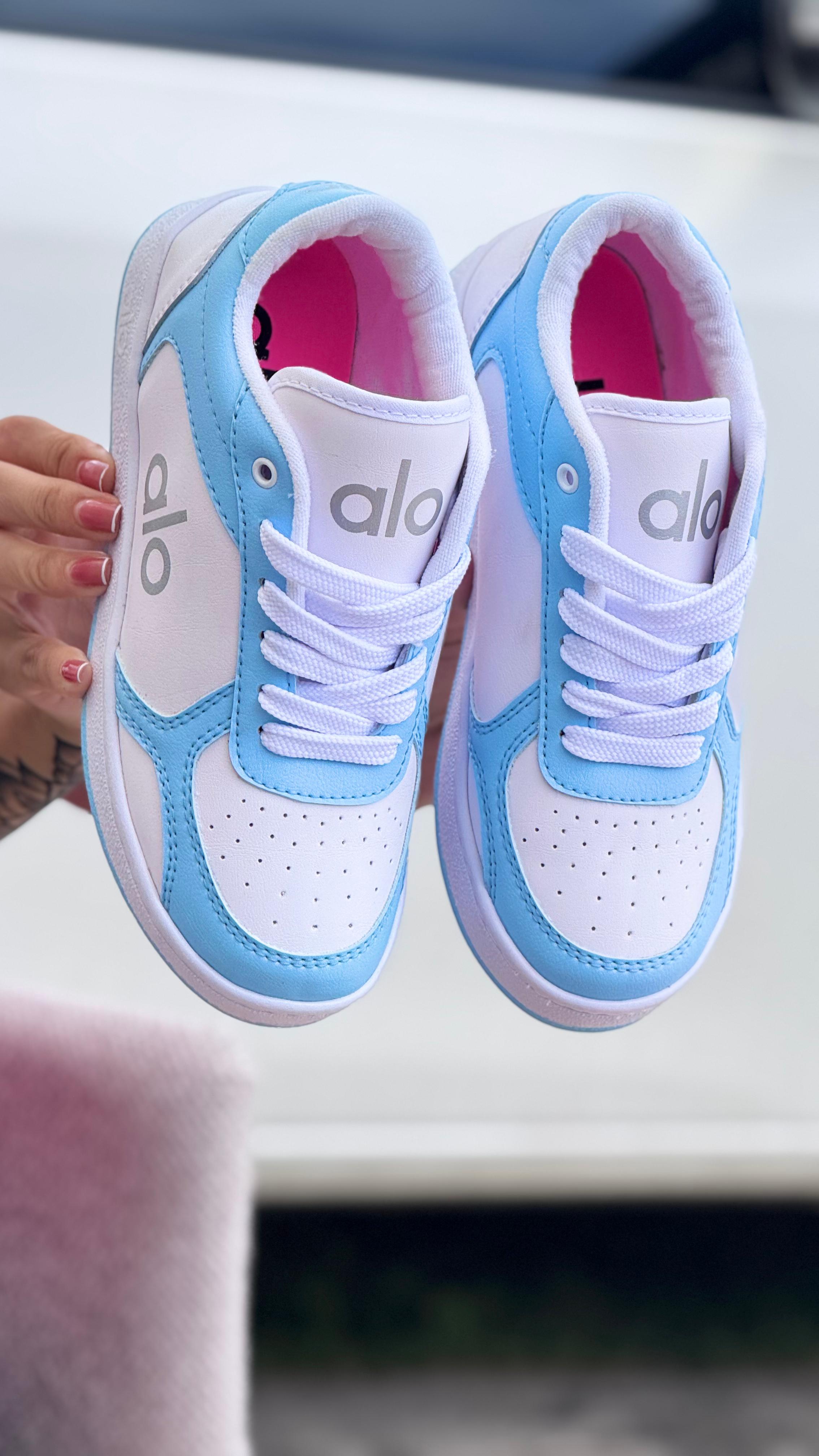 TENIS ALO BLANCO X AZUL